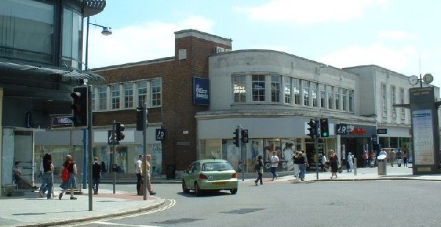 główna ulica w centrum Southampton
