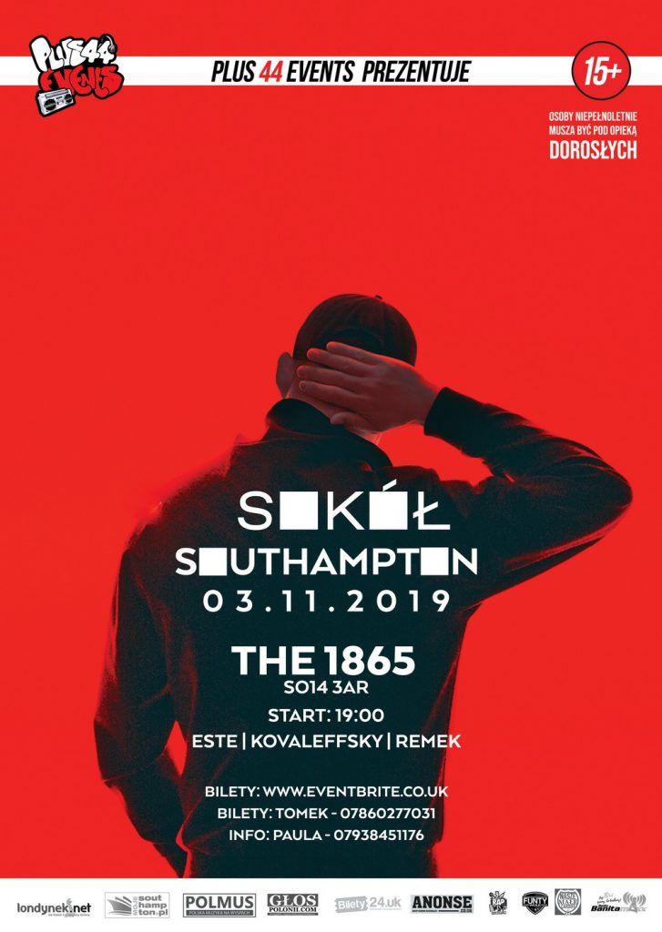 Sokół w Southampton 2019 koncert plakat